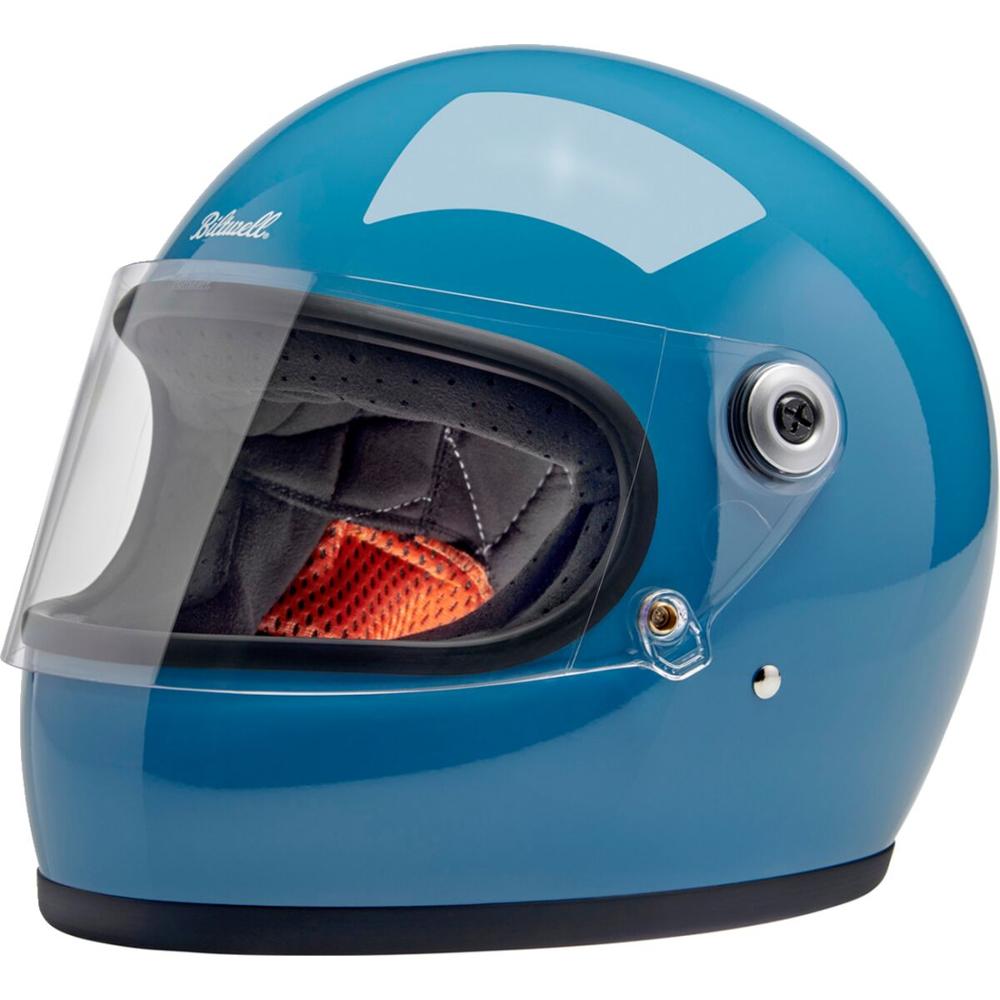 Biltwell Gringo S Full Face Helmet Gloss Dove Blue