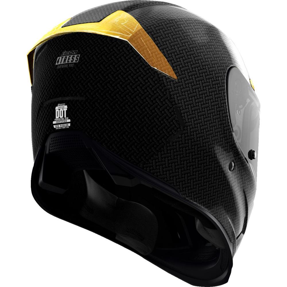 Icon Airframe Pro Carbon 4Tress Full Face Helmet Yellow