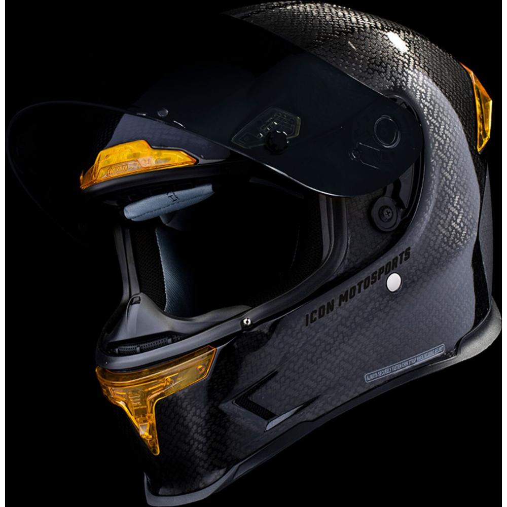 Icon Airframe Pro Carbon 4Tress Full Face Helmet Yellow