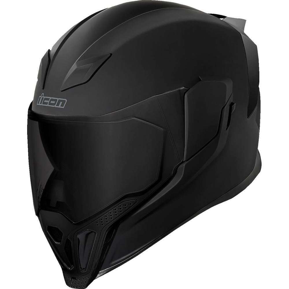 Icon Airflite Dark Full Face Helmet Rubatone Black