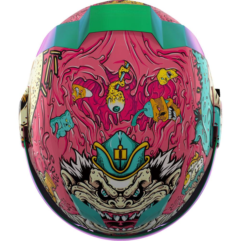 Icon Airflite Snack Attack MIPS Full Face Helmet Pink / Cyan