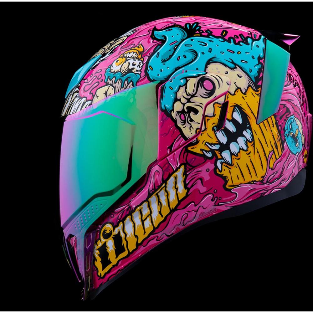 Icon Airflite Snack Attack MIPS Full Face Helmet Pink / Cyan