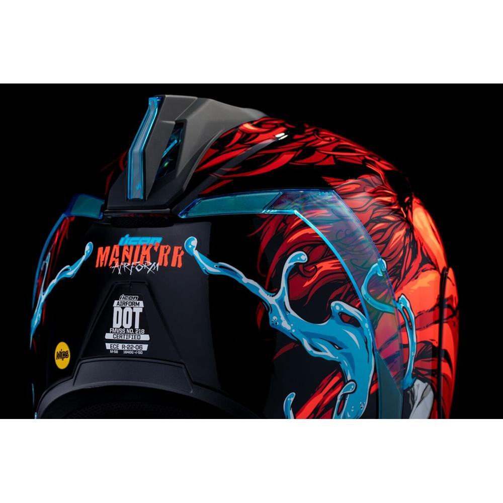 Icon Airform Manik'RR MIPS Full Face Helmet Red