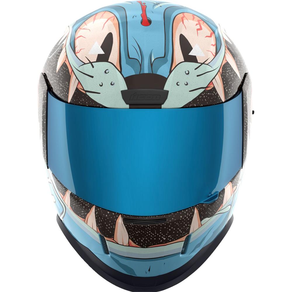 Icon Airform Nine Lives Full Face Helmet Blue