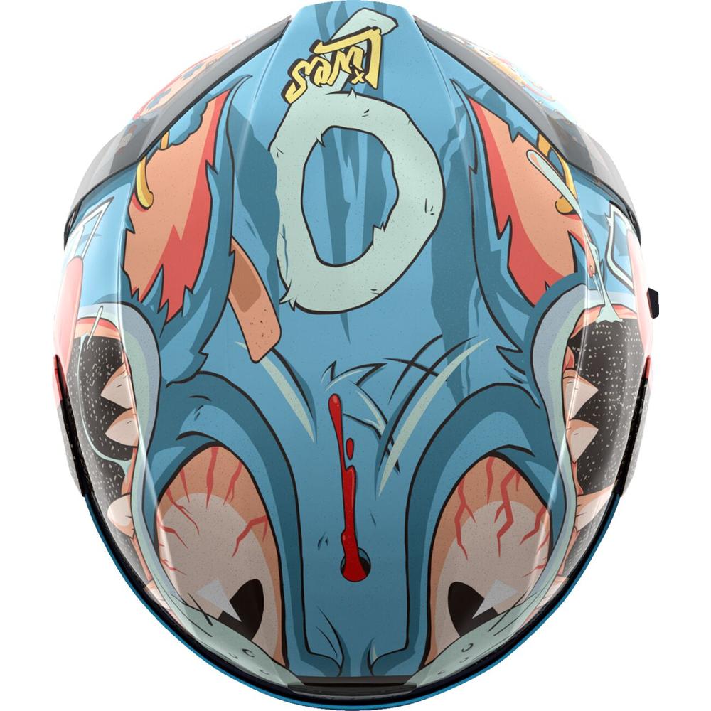 Icon Airform Nine Lives Full Face Helmet Blue