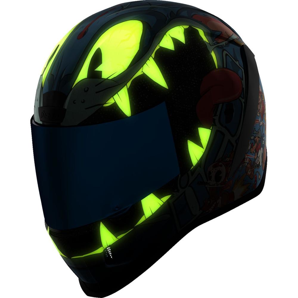 Icon Airform Nine Lives Full Face Helmet Blue