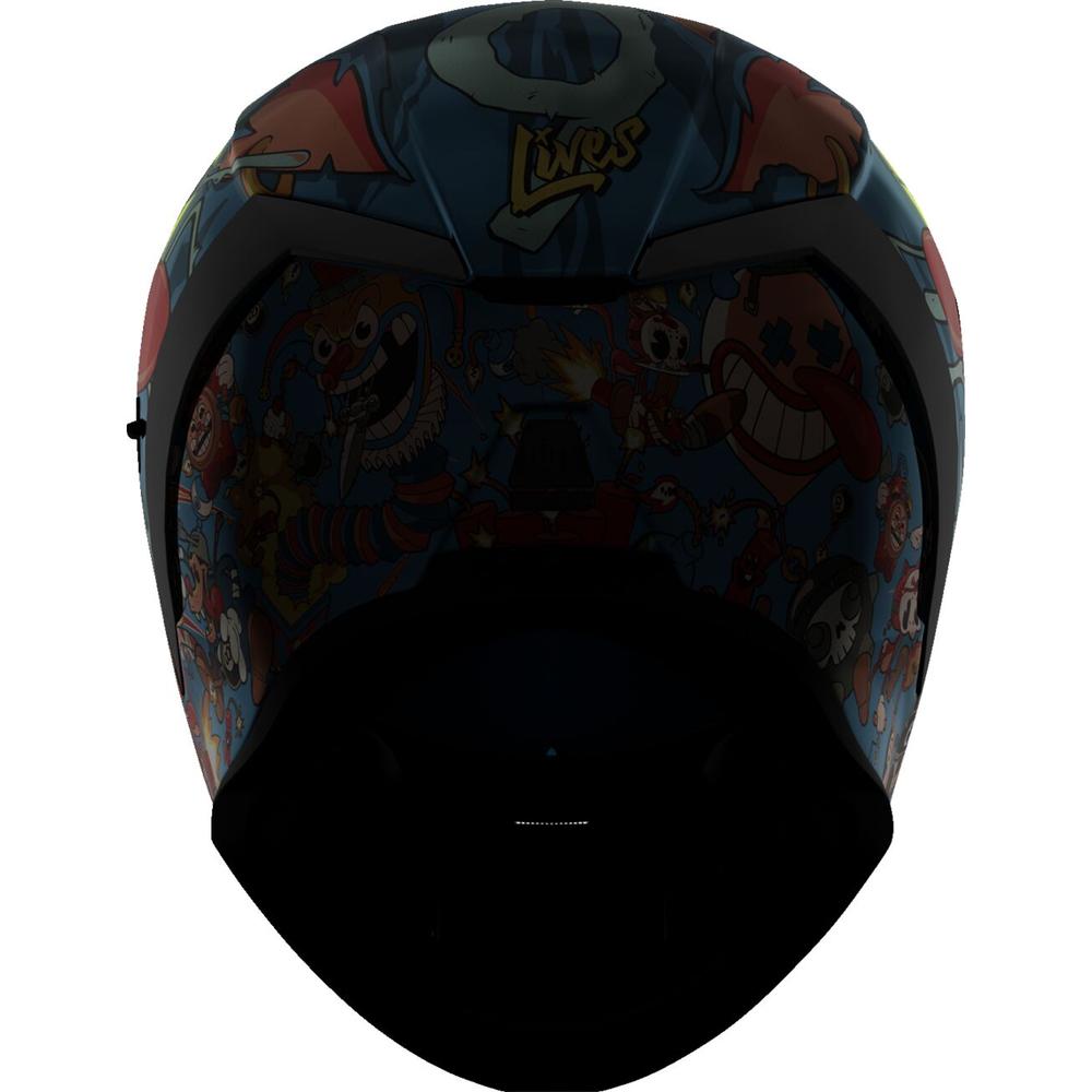 Icon Airform Nine Lives Full Face Helmet Blue