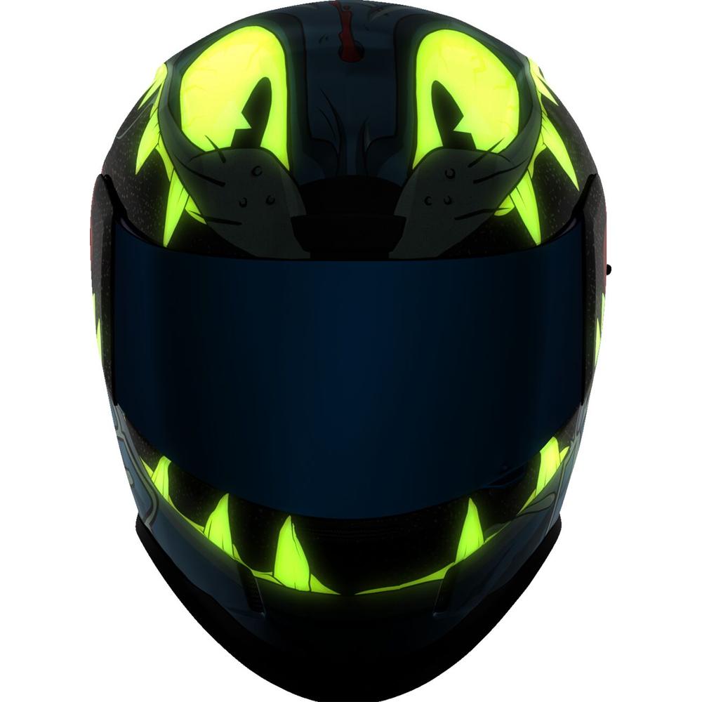 Icon Airform Nine Lives Full Face Helmet Blue