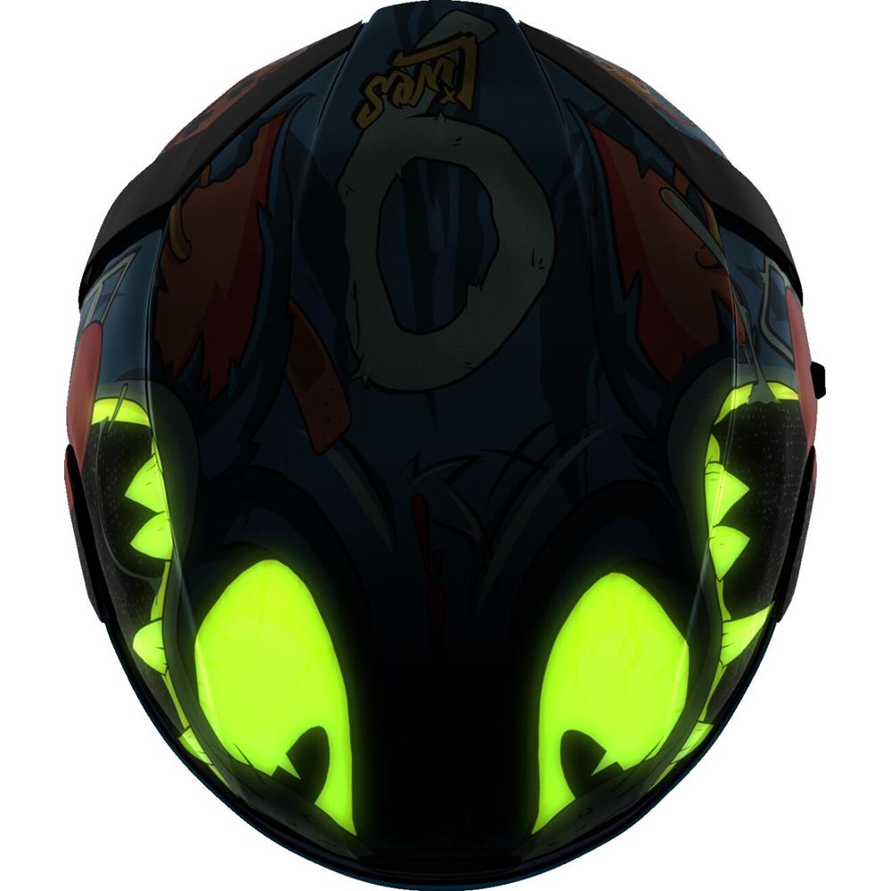 Icon Airform Nine Lives Full Face Helmet Blue