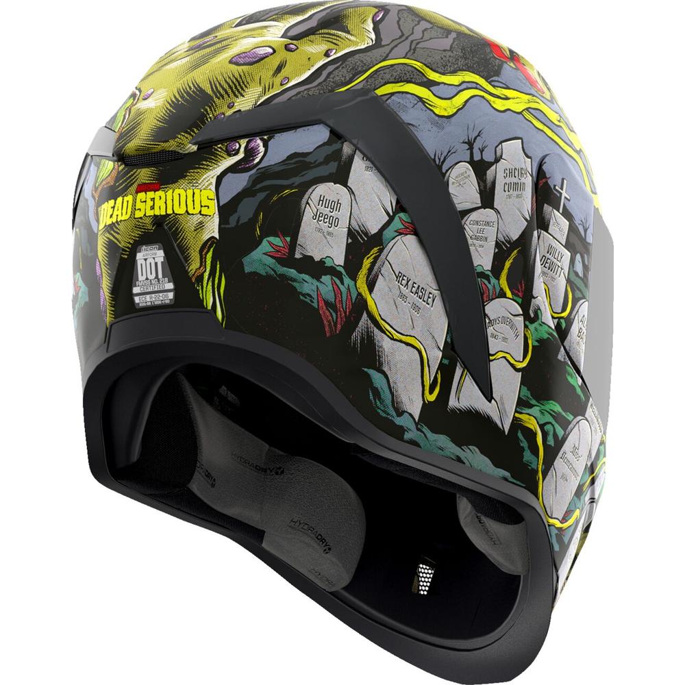 Icon Airform Dead Serious Full Face Helmet Black