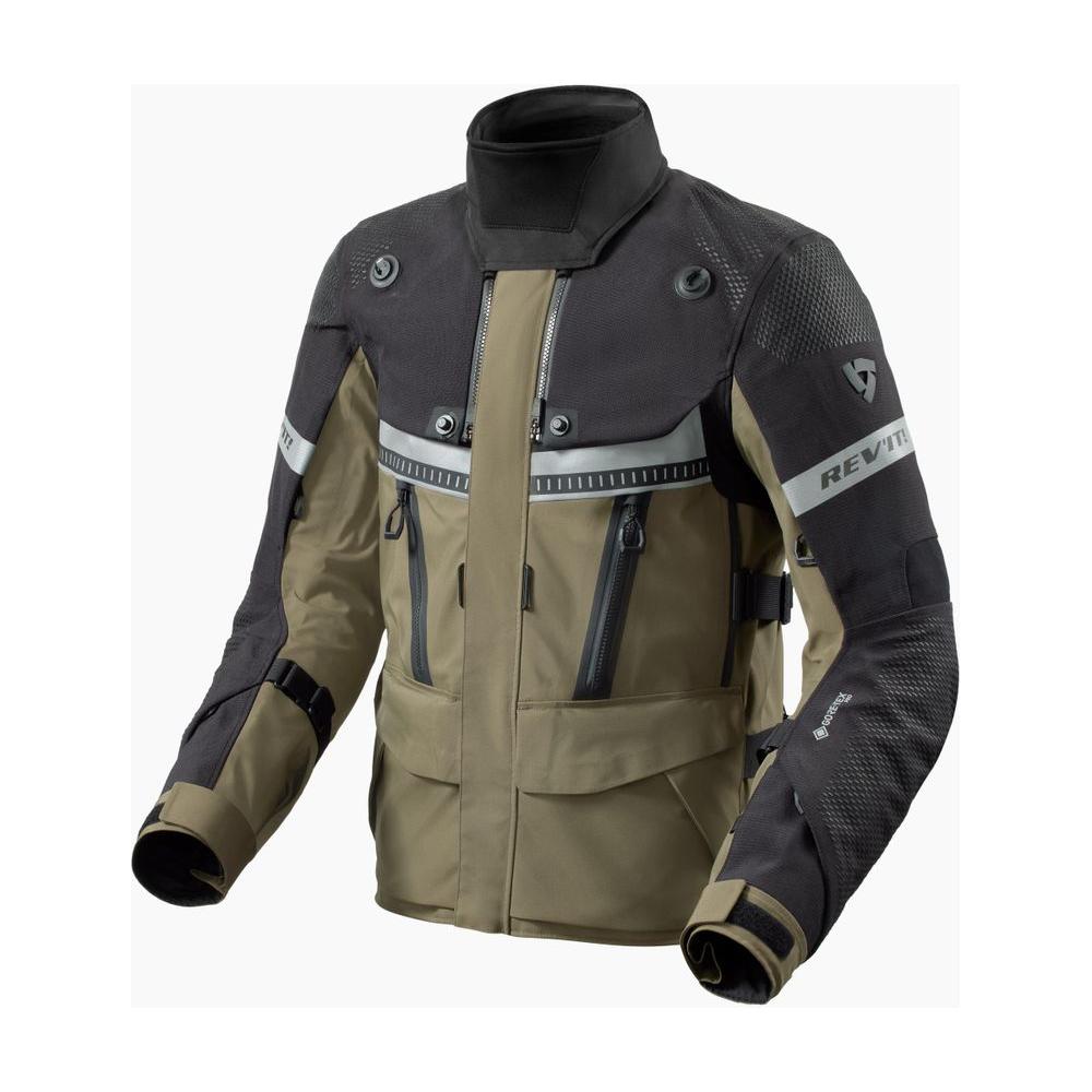 Rev'it! Dominator 3 Gore-Tex Jacket Black / Dark Green