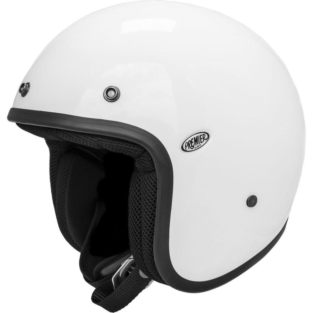 Premier Jet Classic U8 Open Face Helmet White