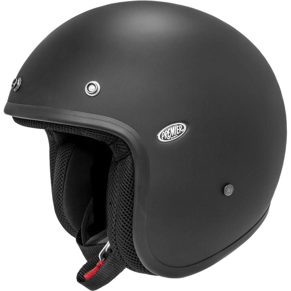 Premier Jet Classic U9 Open Face Helmet Black