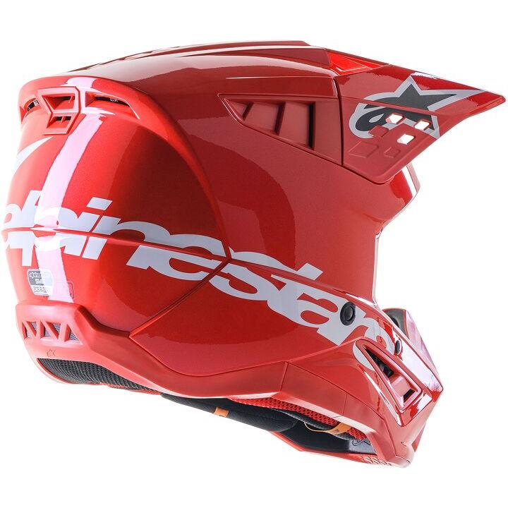 Alpinestars Supertech M5 Corp MX Helmet Gloss Red