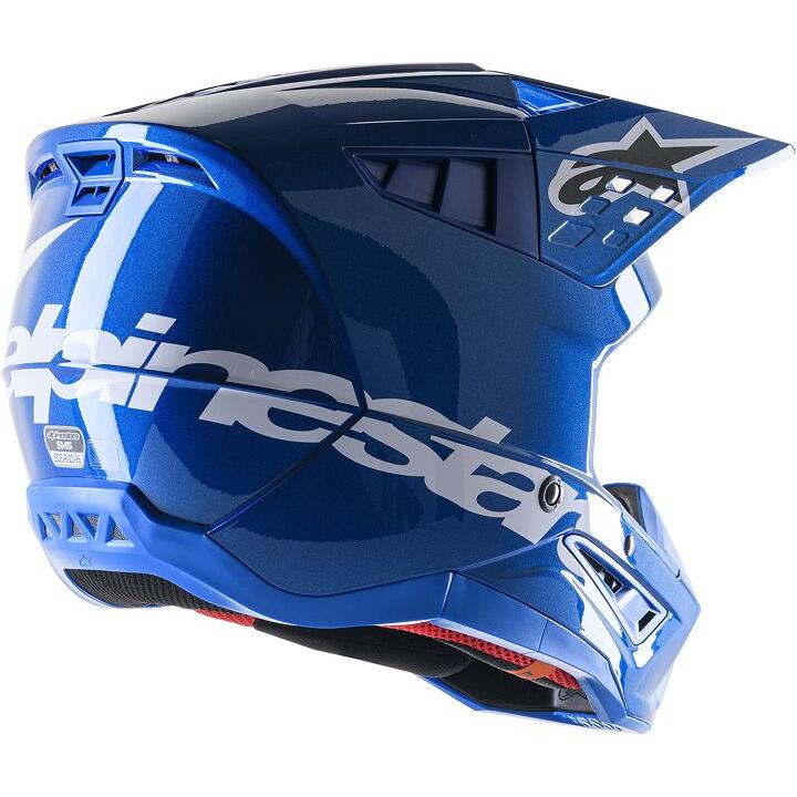 Alpinestars Supertech M5 Corp MX Helmet Gloss Blue