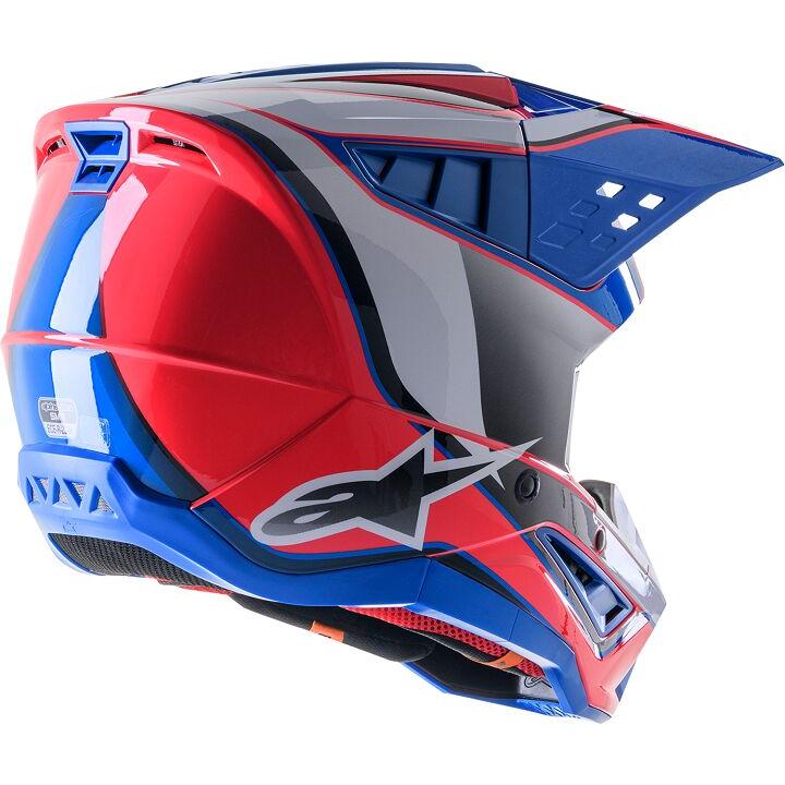 Alpinestars Supertech M5 Sail MX Helmet Pink / Blue