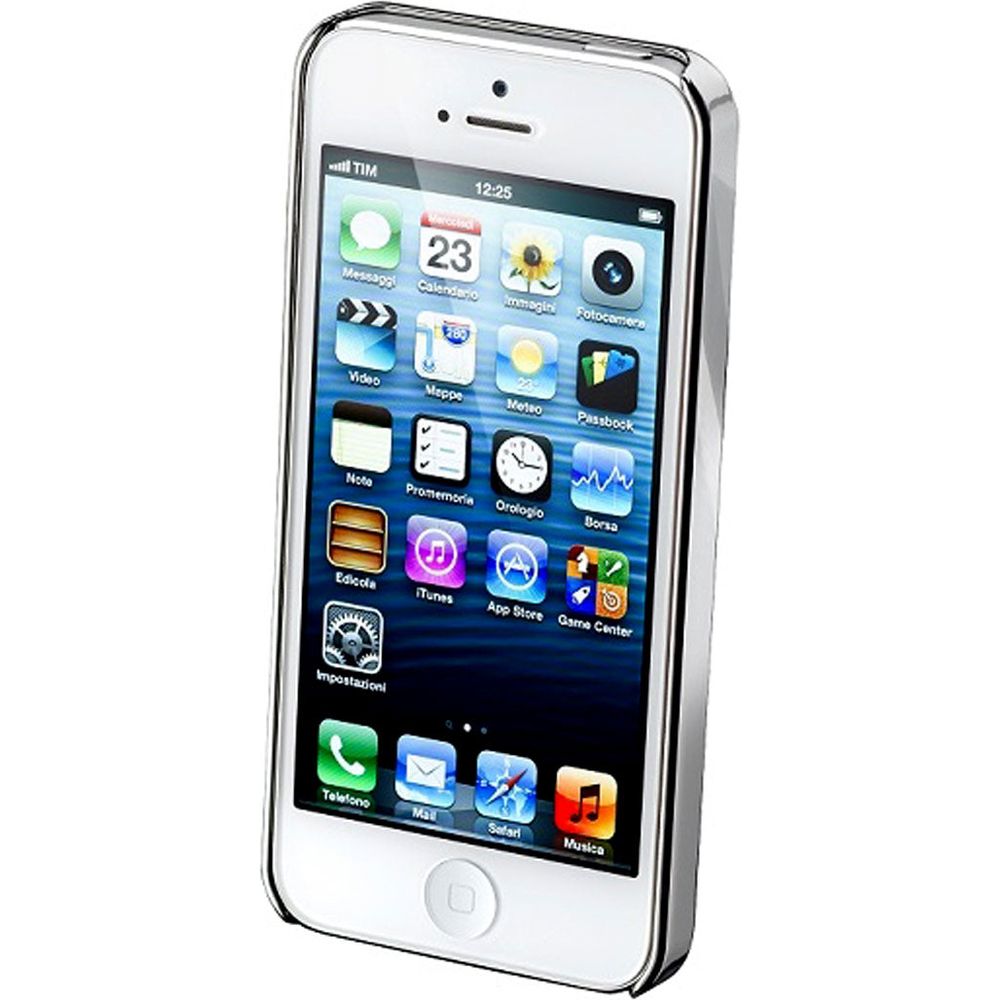 Interphone Carbon Cover Silver For iPhone 5 (Image 3) - ThrottleChimp