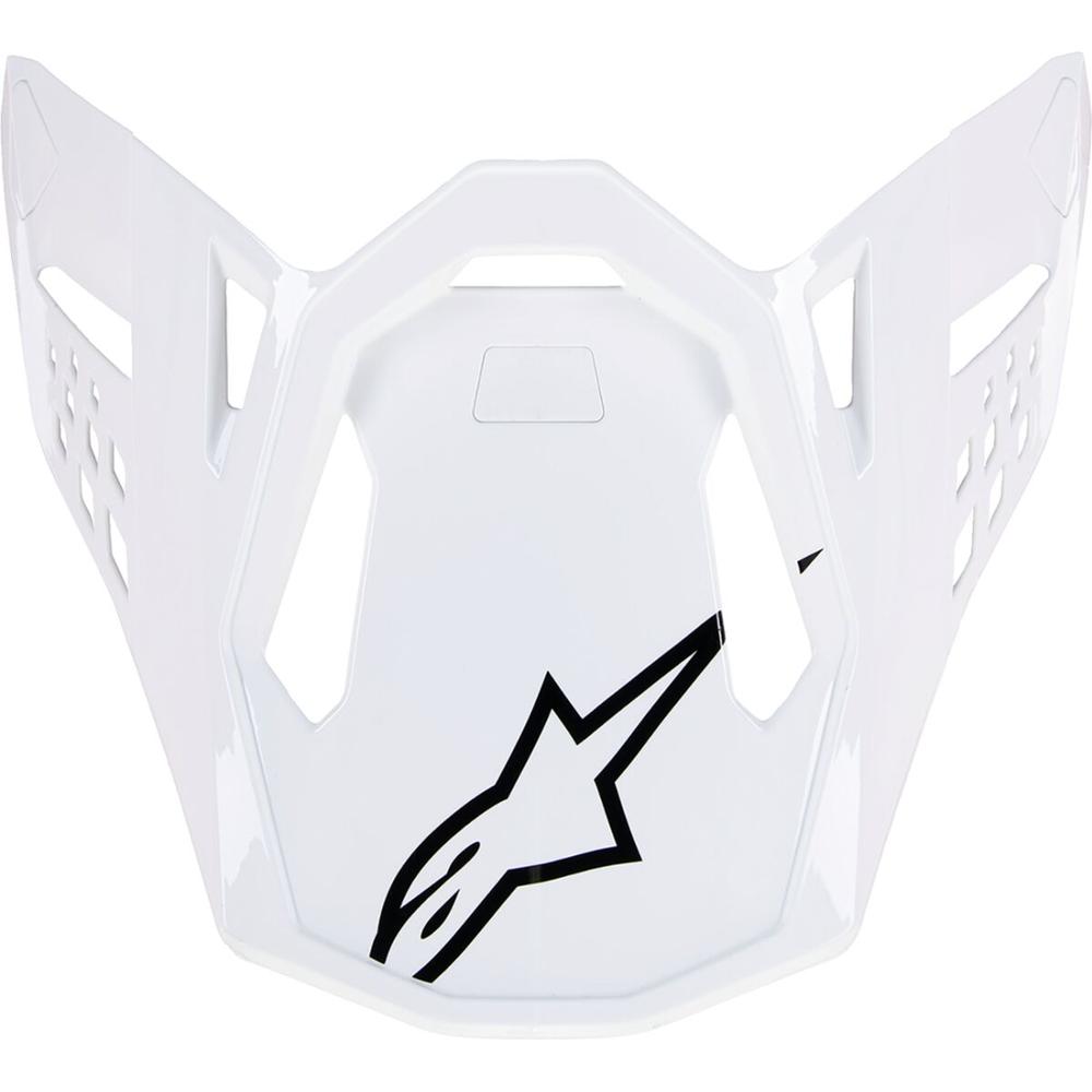 Alpinestars Supertech M10 MX Helmet Peak Gloss White