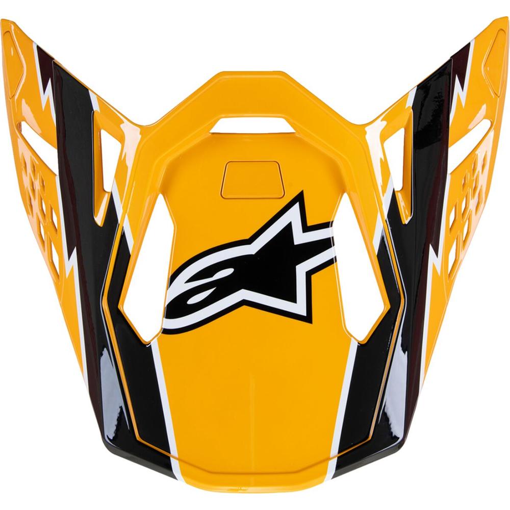 Alpinestars Supertech M10 MX Helmet Peak Black / Yellow