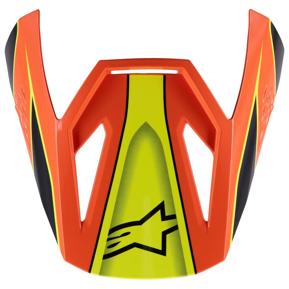 Alpinestars SM3 Fray Youth Helmet Peak Black / Orange / Yellow