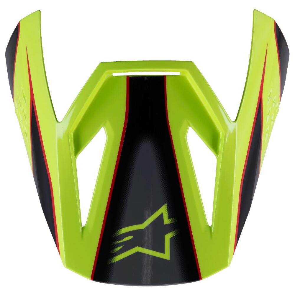 Alpinestars SM3 Fray Youth Helmet Peak Red / Yellow / Black