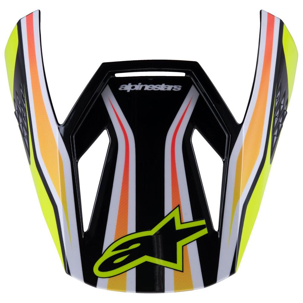 Alpinestars SM3 Wurx Youth Helmet Peak Black / Yellow / Blue