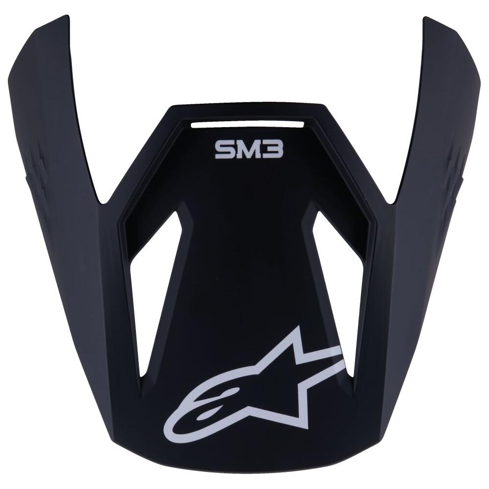 Alpinestars SM3 Solid Youth Helmet Peak Black