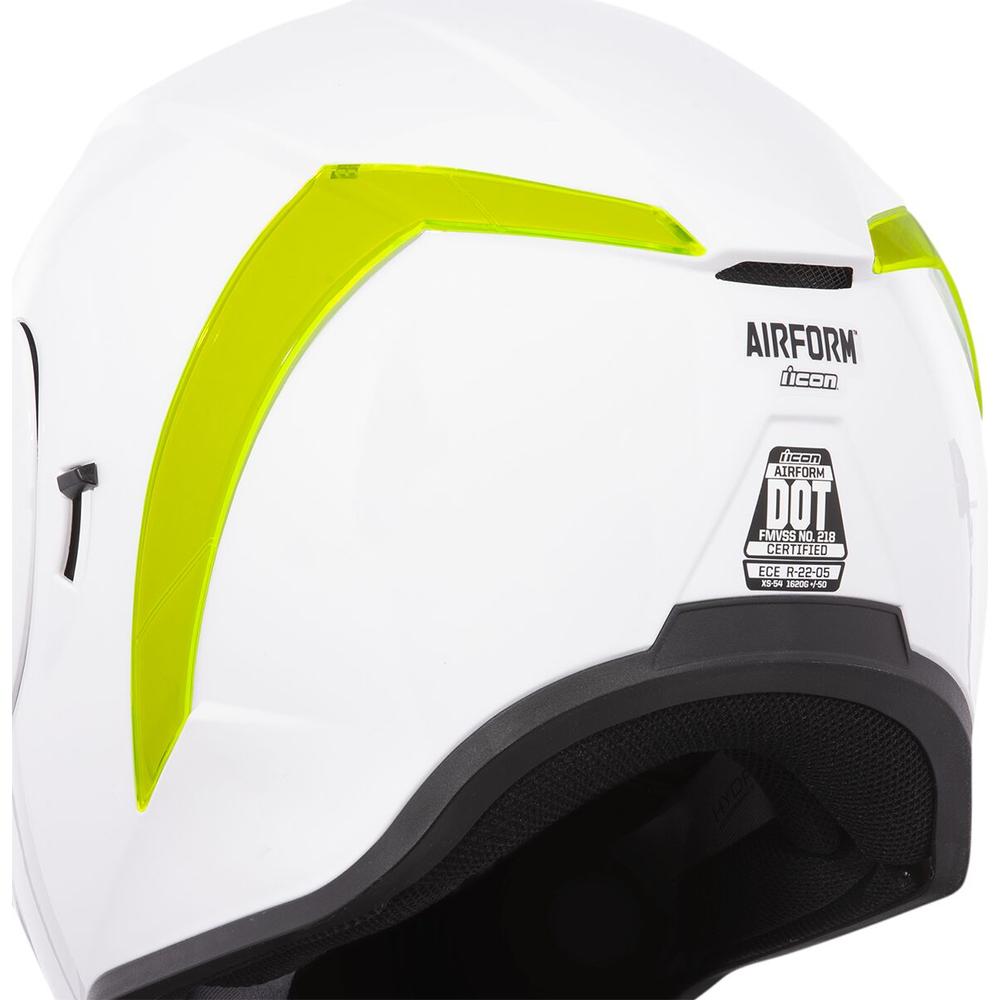 Icon Airform Helmet Rear Spoiler Dayglo Green