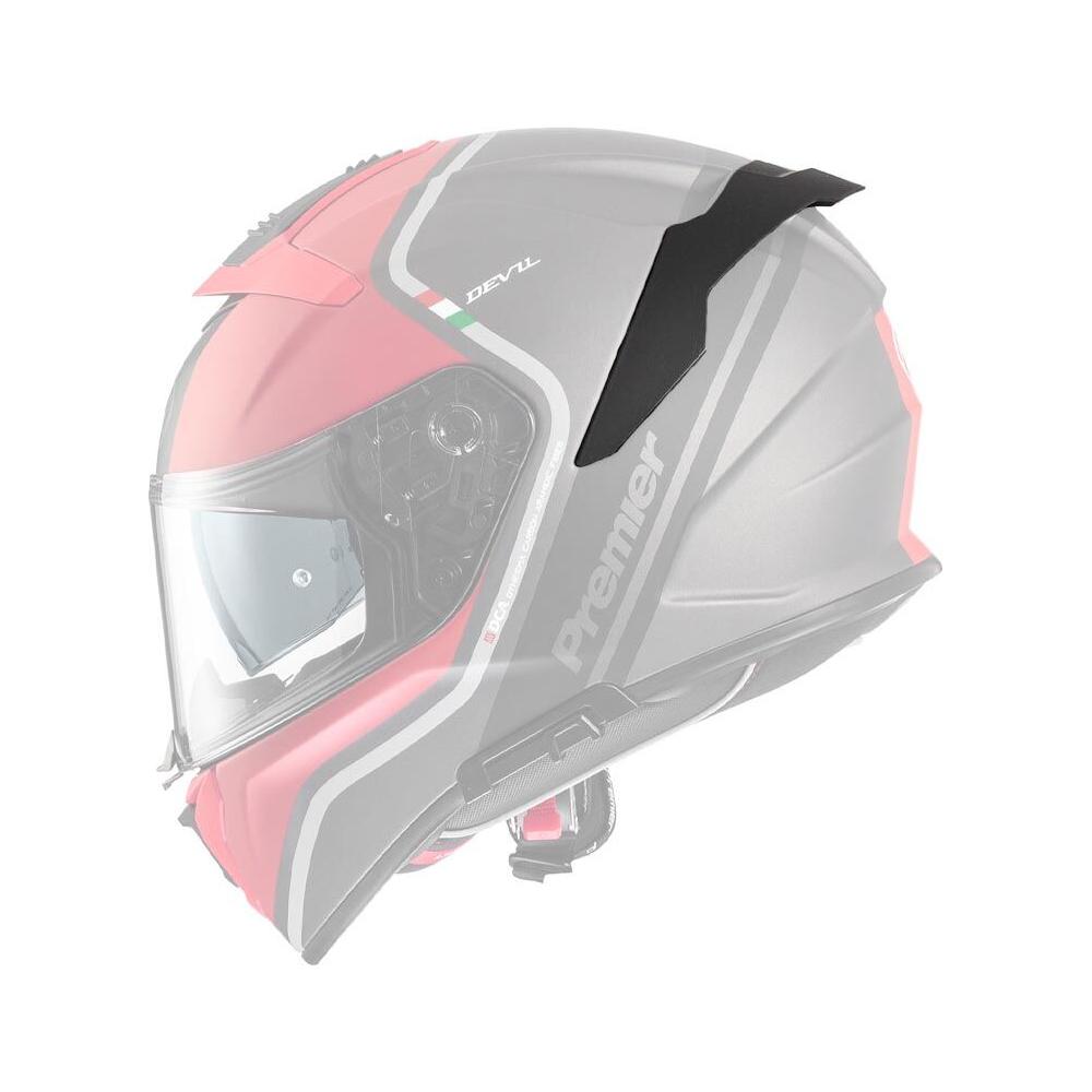 Premier Devil Helmet Spoiler Grey FREE 1 YEAR Returns, FREE UK Delivery | ThrottleChimp