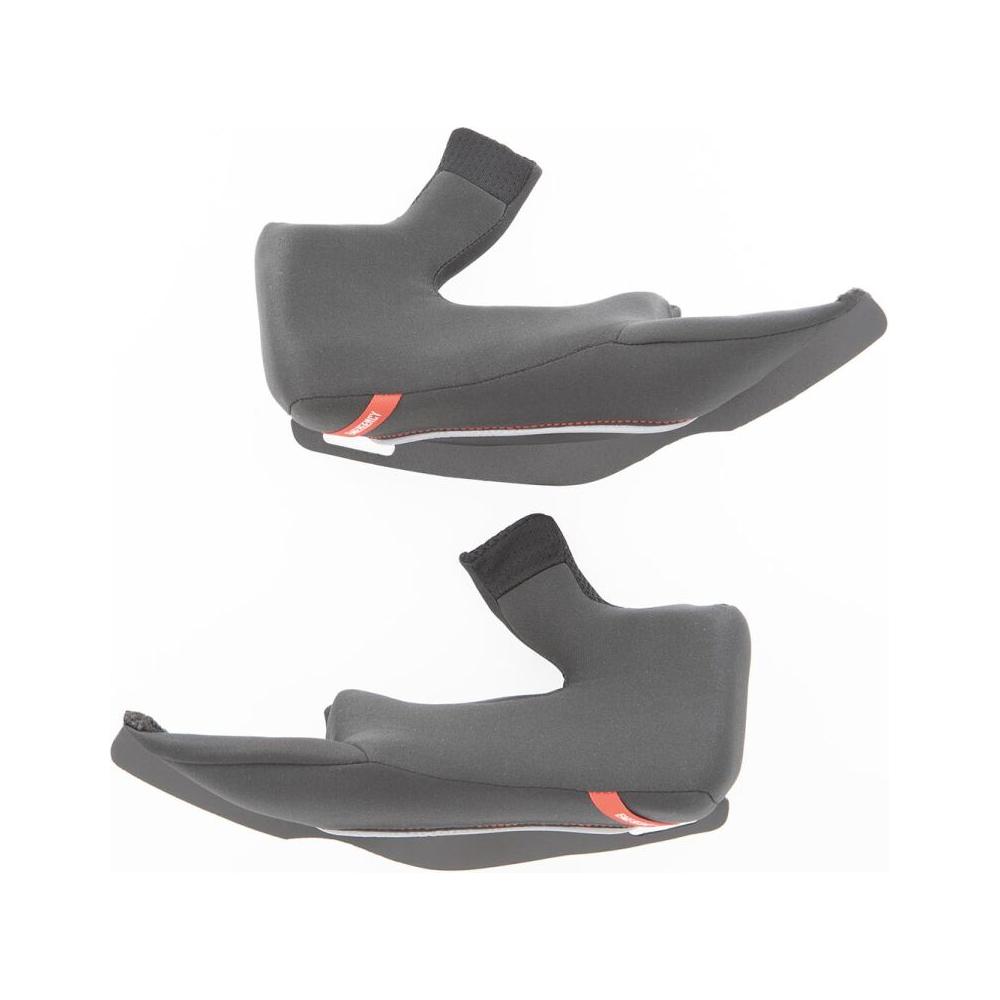 Premier Hyper Helmet Cheek Pads Grey / Red FREE 1 YEAR Returns, FREE UK Delivery | ThrottleChimp