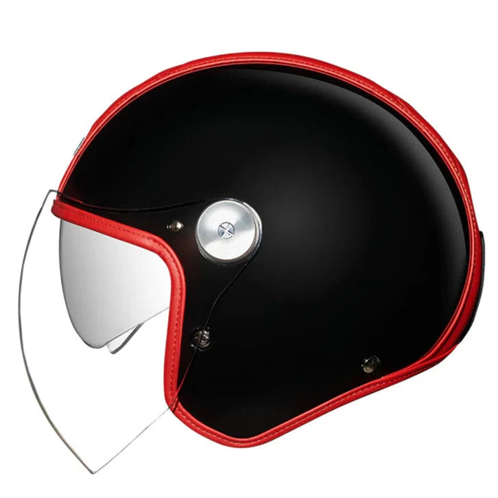 Nexx X.G30 Cult SV Open Face Helmet Black / Red - ThrottleChimp