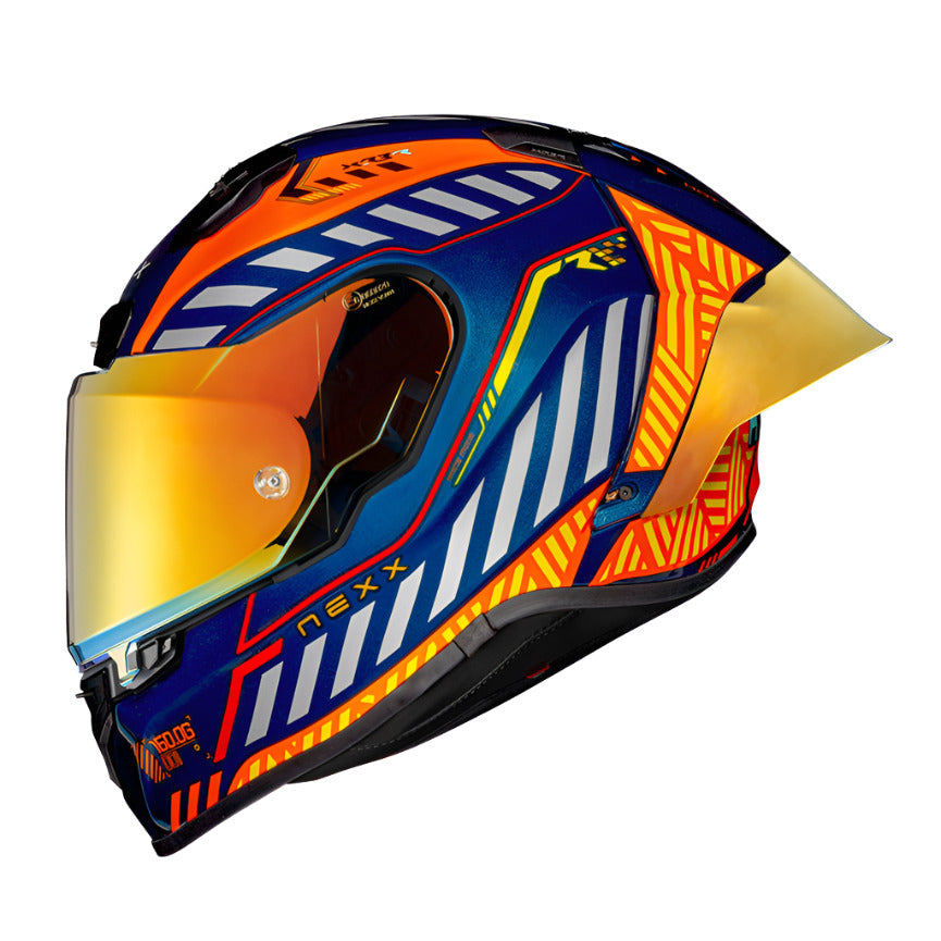 Nexx X.R3R Out Brake Full Face Helmet Orange - ThrottleChimp