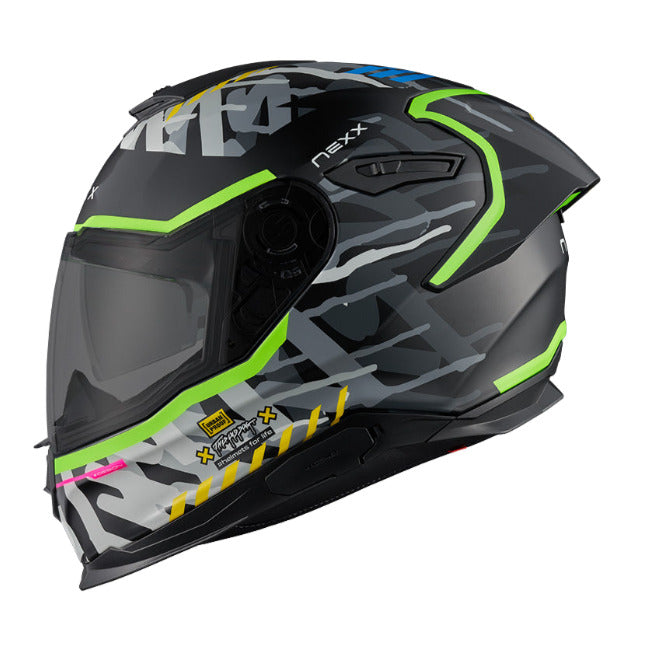 Nexx Y.100R Urbangram Full Face Helmet Matt Black - ThrottleChimp