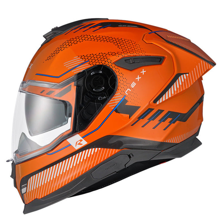 Nexx Y.100R Baron Full Face Helmet Orange - ThrottleChimp