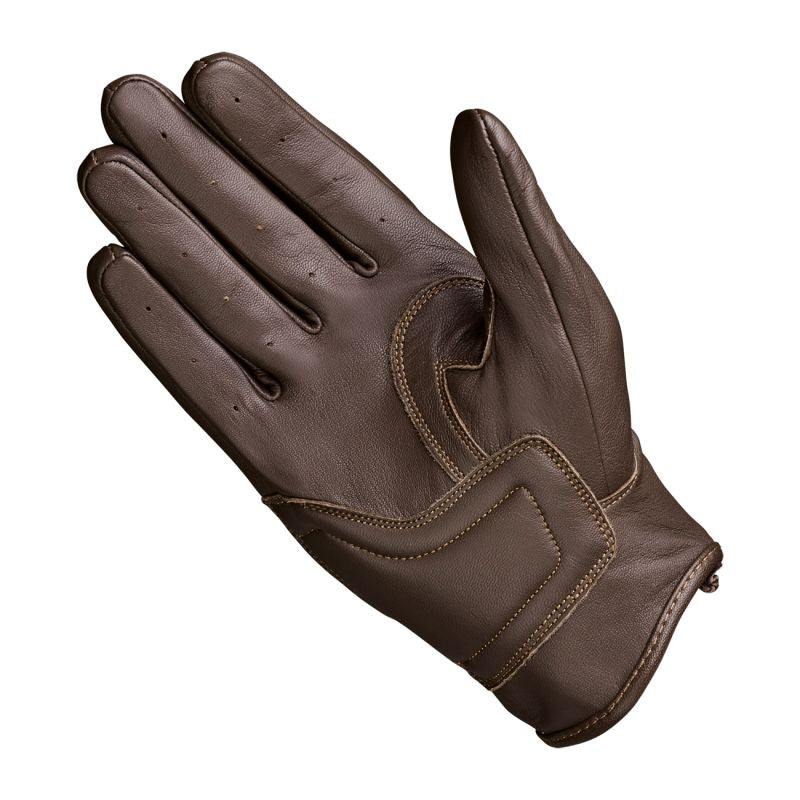 Held Classic Rider Leather Gloves Brown (Image 2) - ThrottleChimp