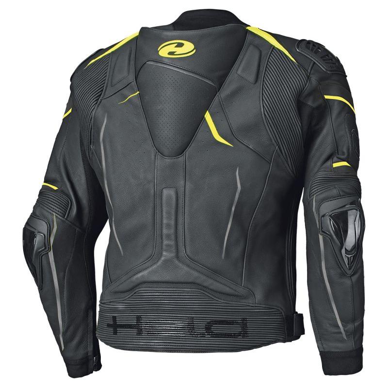 Held Safer 2 Leather Jacket Black / Neon Yellow