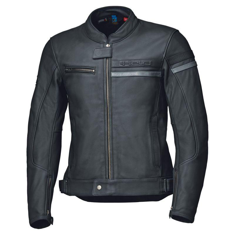 Held Midway Leather Jacket Black / Grey