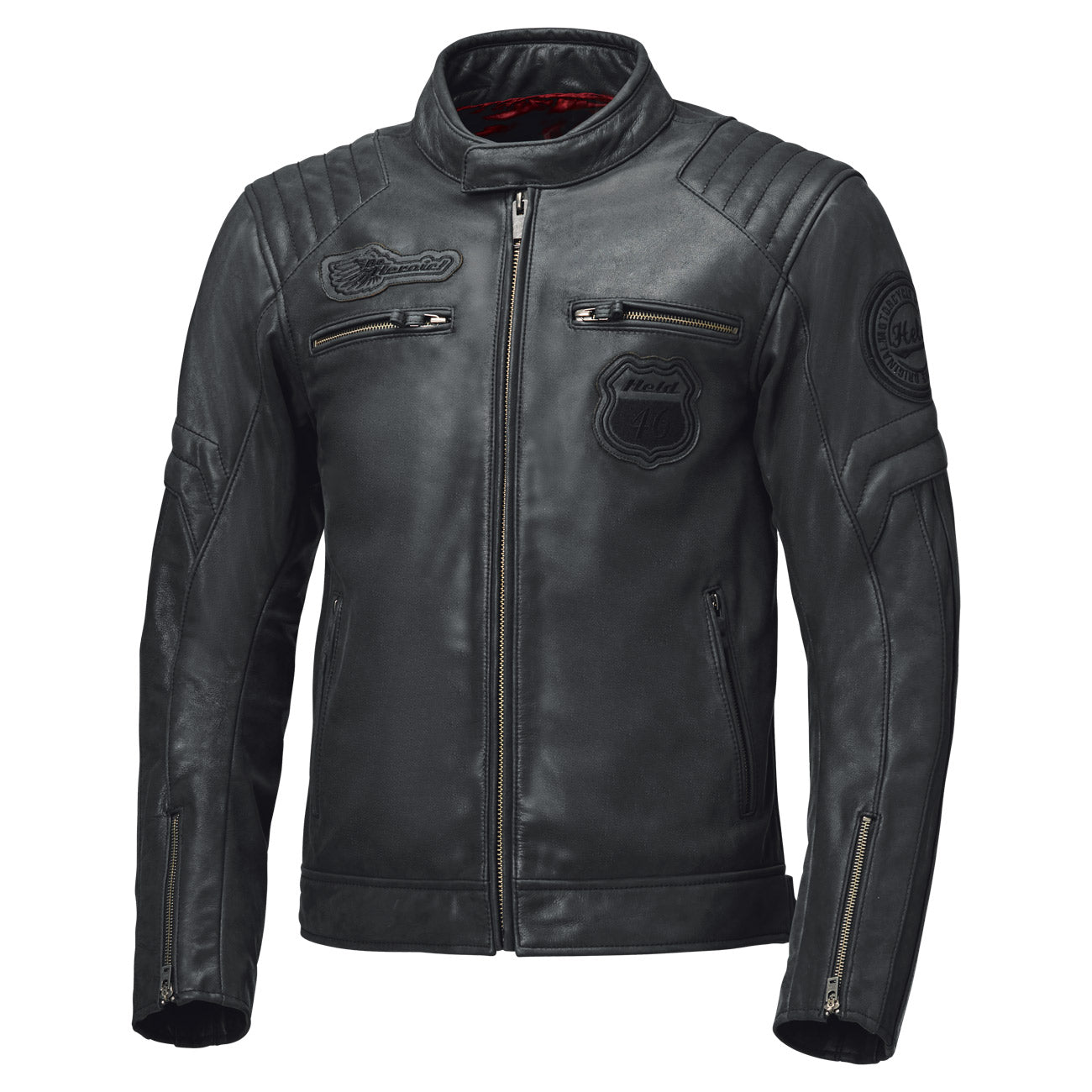 Held Baker 2 Leather Jacket Black FREE 1 YEAR Returns, FREE UK Delivery | ThrottleChimp