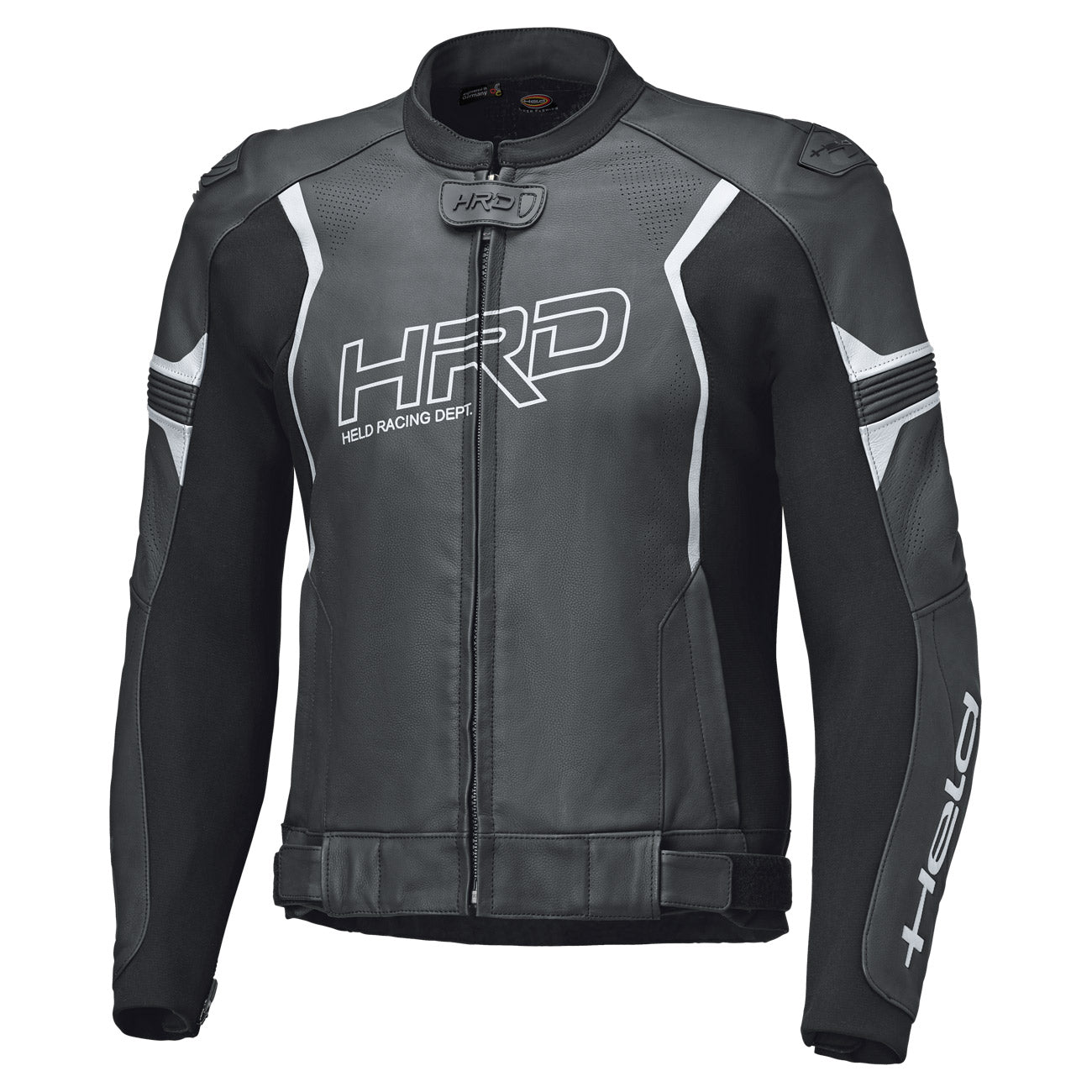 Held Street Rocket 4 Top Leather Jacket Black / White FREE 1 YEAR Returns, FREE UK Delivery | ThrottleChimp