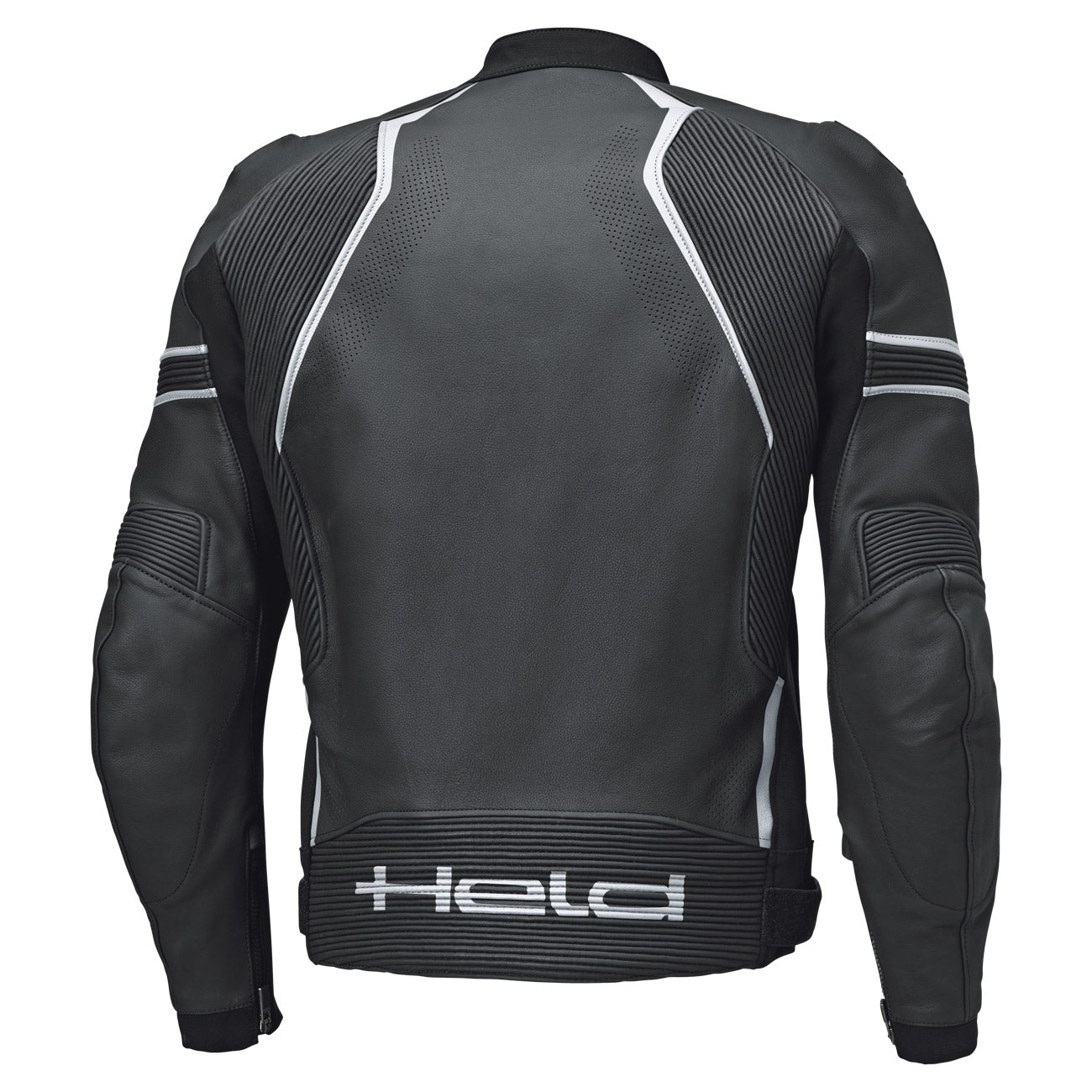 Held Street Rocket 4 Top Leather Jacket Black / White FREE 1 YEAR Returns, FREE UK Delivery | ThrottleChimp