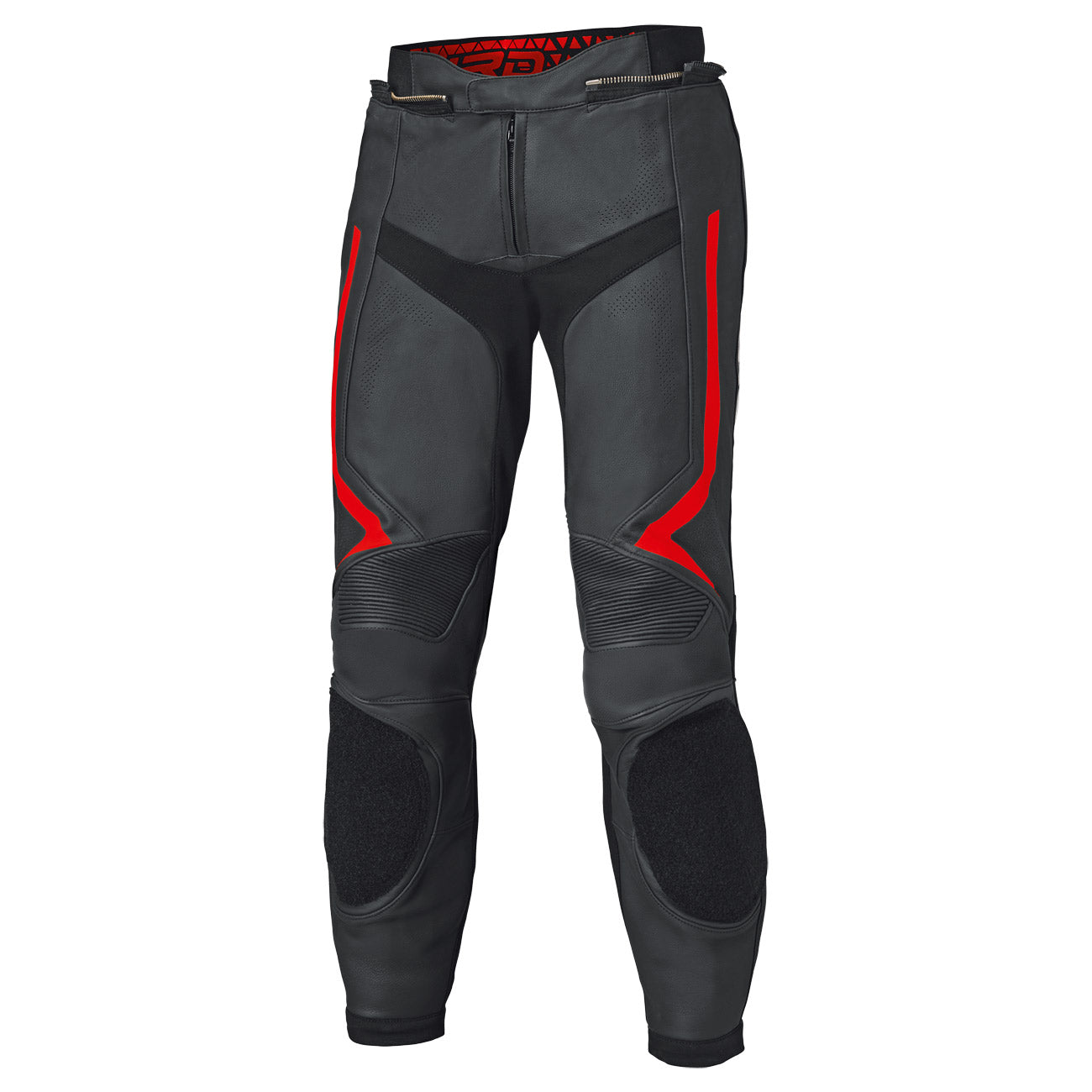 Held Street Rocket 4 Base Leather Trouser Black / Neon Red FREE 1 YEAR Returns, FREE UK Delivery | ThrottleChimp