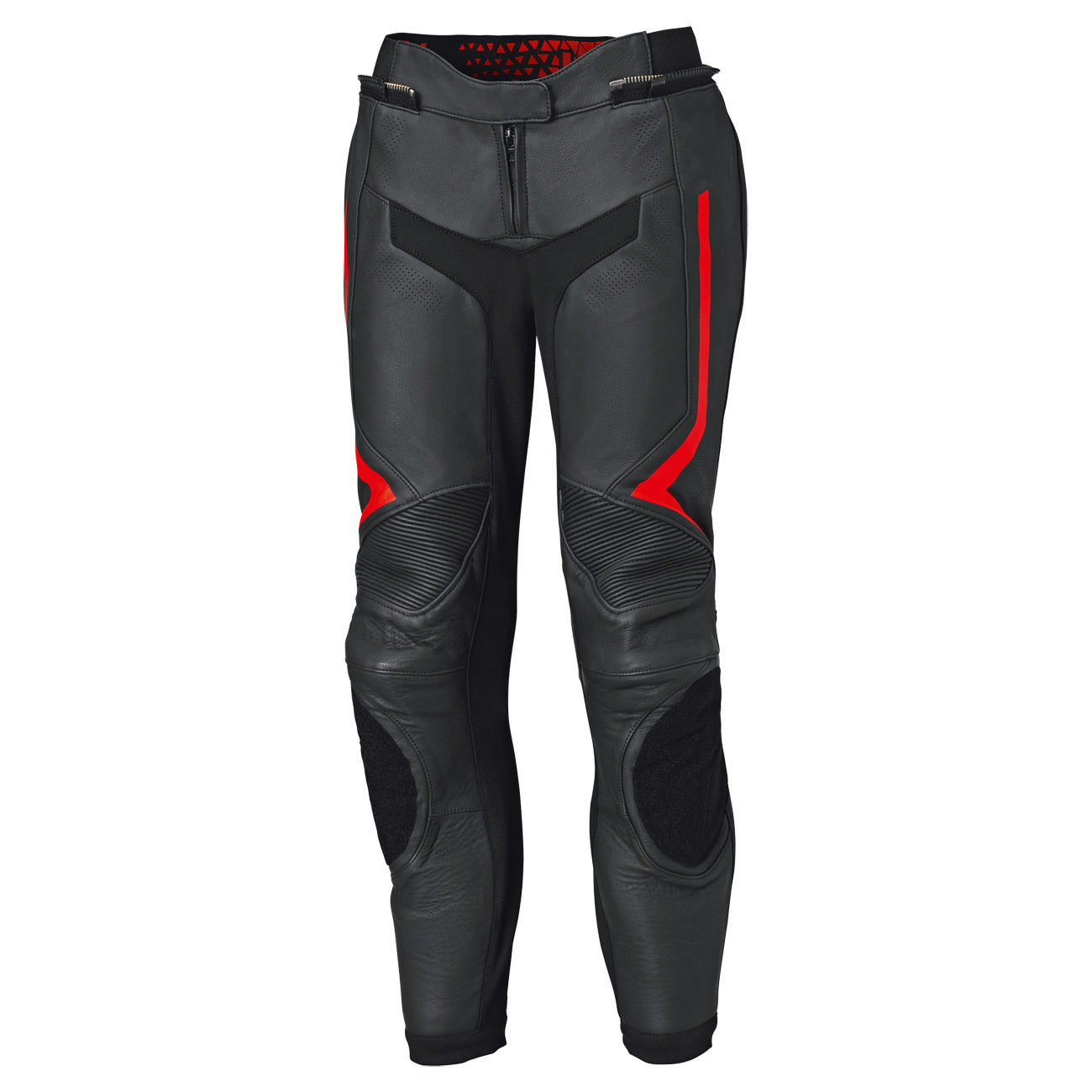 Held Street Rocket 4 Base Ladies Leather Trouser Black / Neon Red FREE 1 YEAR Returns, FREE UK Delivery | ThrottleChimp