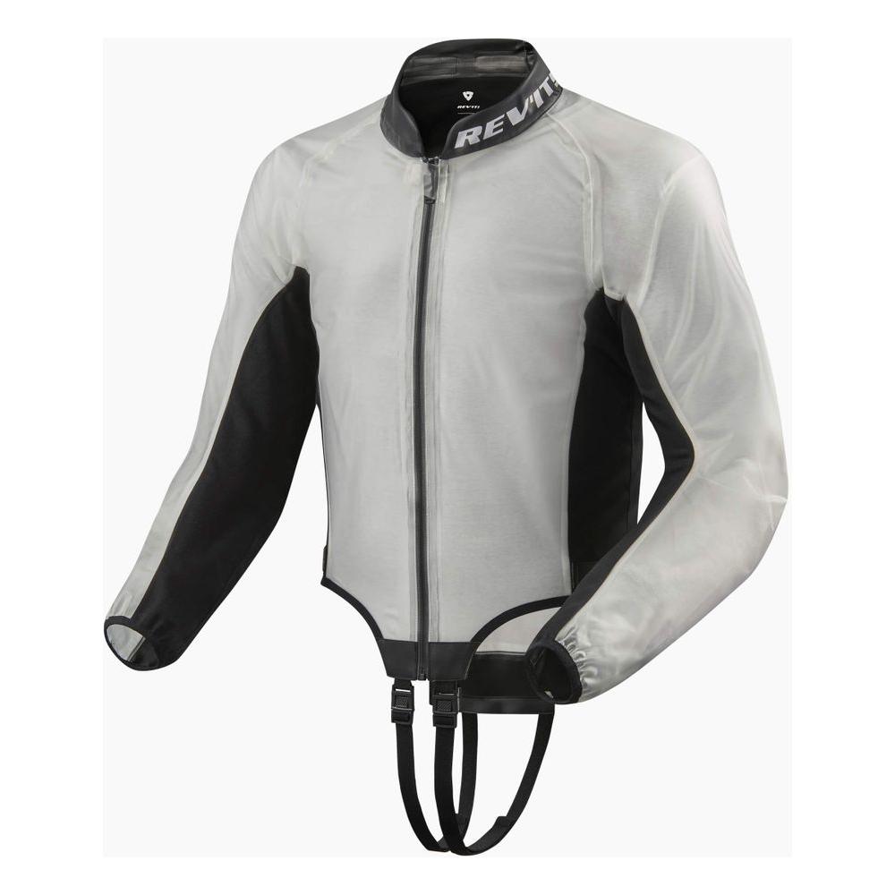 Rev'it! Trackmaster H2O Rain Over Jacket Transparent / Black