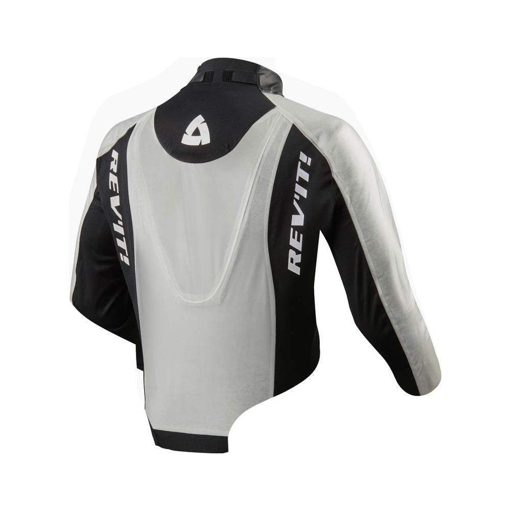 Rev'it! Trackmaster H2O Rain Over Jacket Transparent / Black