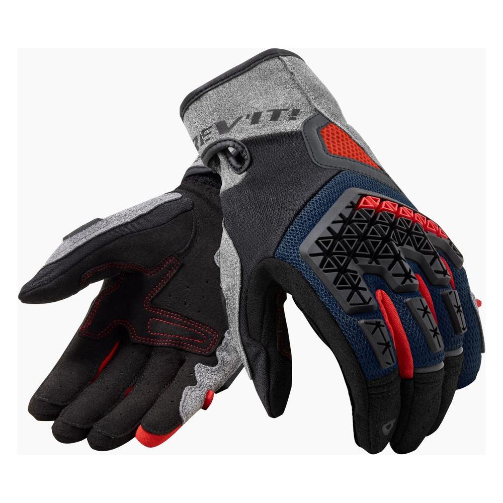 Rev'it! Mangrove Textile Gloves Silver / Blue