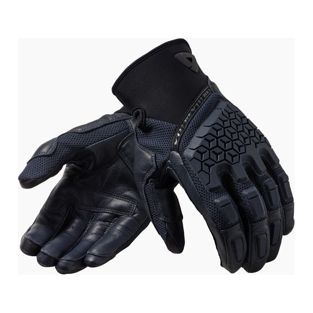 Rev'it! Caliber Leather Gloves Dark Navy