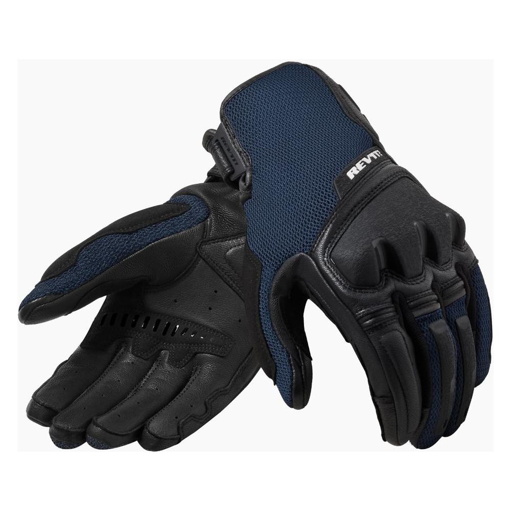 Rev'it! Duty Mesh Leather Gloves Black / Blue