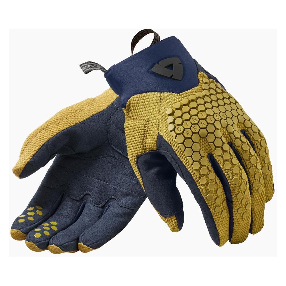 Rev'it! Massif Textile Gloves Ocher Yellow