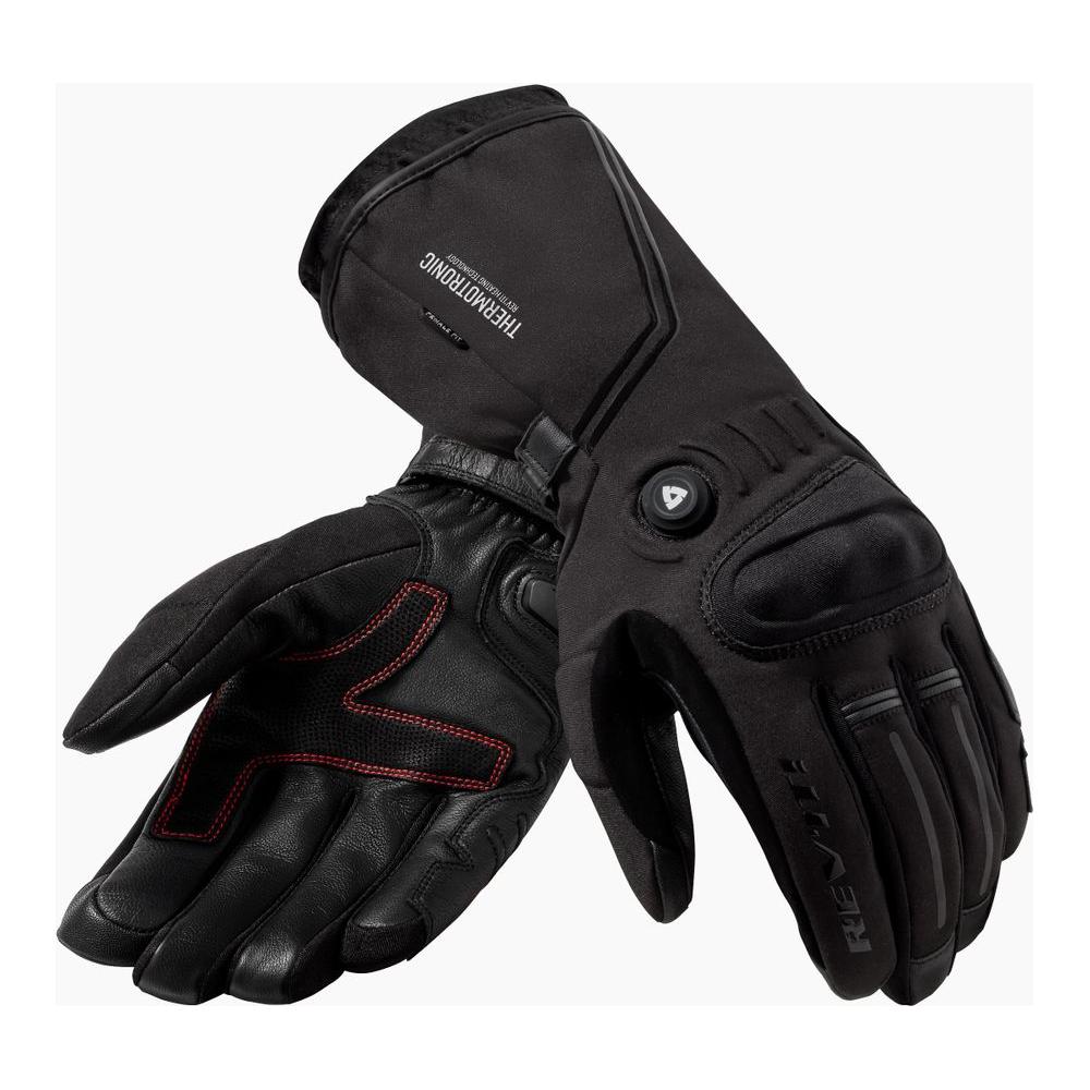 Rev'it! Liberty H2O Ladies Heated Textile Gloves Black FREE 1 YEAR Returns, FREE UK Delivery | ThrottleChimp