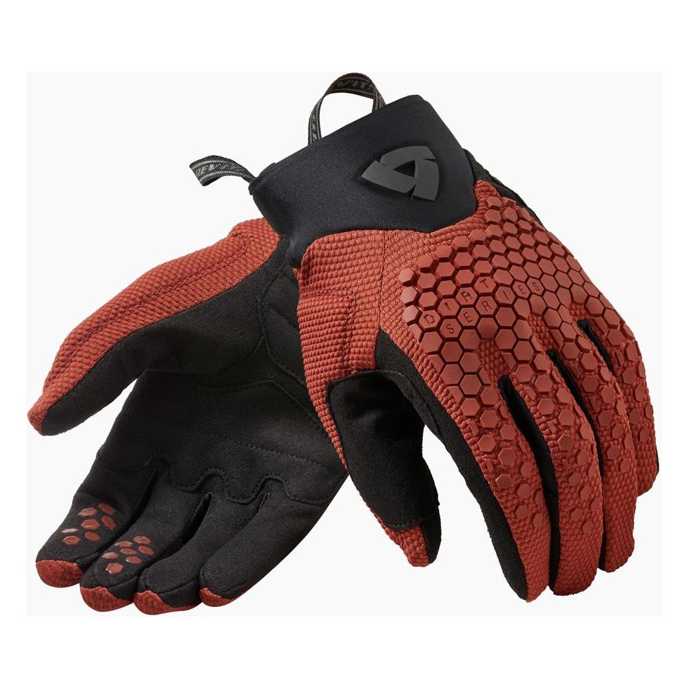 Rev'it! Massif Textile Gloves Burgundy Red